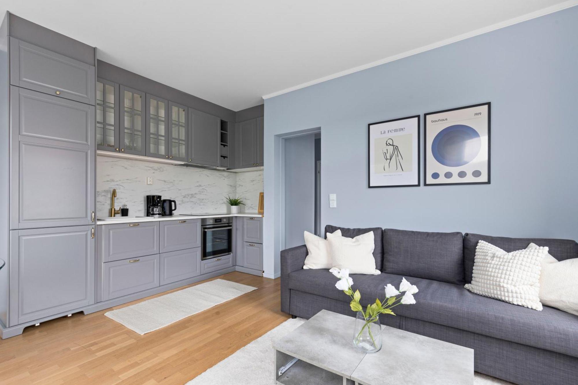Modern And Bright Apartment In Central オスロ エクステリア 写真