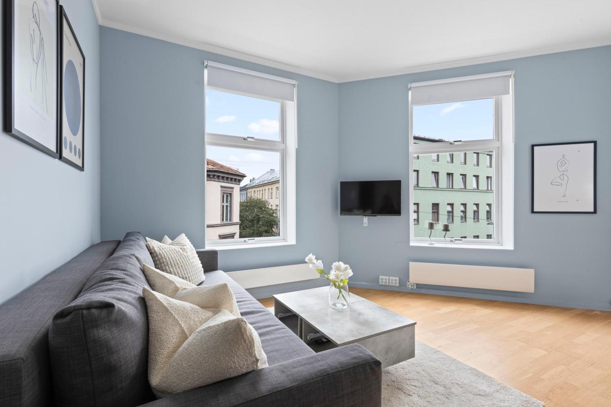 Modern And Bright Apartment In Central オスロ エクステリア 写真